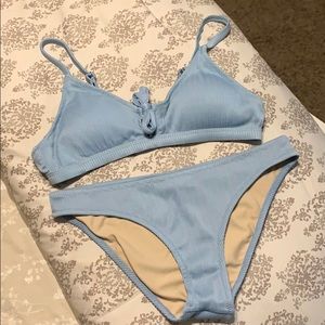 Cupshe light blue bathing suit